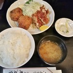 ねのひ - ミックス定食 750円
