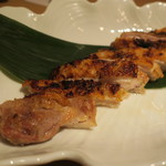 やなぎ澤 - 大山地鶏のモモ肉塩焼き