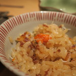やなぎ澤 - 香箱蟹の炊き込み御飯