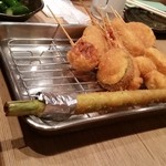 Kushikatsu Shirotaya - しろたやセット(税別1,400円)