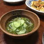 奥ながら - 今回のお通しも‥めかぶ（笑）