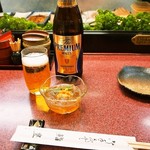 すし豊 - ビールはプレモル