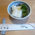 江戸一 - お新香を肴に