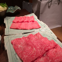 飛騨牛一頭家 馬喰一代 銀座 - しゃぶしゃぶのお肉(飛騨牛⁈)