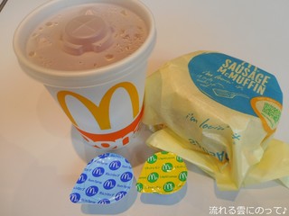 McDonald's - ソーセージマフィンコンビ(アイスティーS)