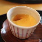 月見里 - 前菜　梅茶碗蒸し