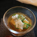 月見里 - 帆立の冷製しんじょ