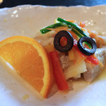 月見里 - 豚肉のオレンジマリネ