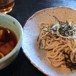 月見里 - 鶏南蛮蕎麦　バルサミコ風味