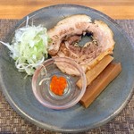 中華蕎麦 生る - 具材は別皿