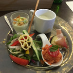 リストラットリア　フィーロ - 西区野菜の前菜プレート&スープ