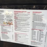 THE PANCAKE BAKERY - 店頭のメニュー。