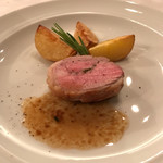 トラットリア トマティカ - この日のメインに選んだミルクラムのセルのロースト