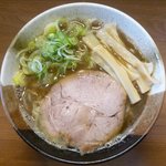 煮干らぁめん なかじま - 限定こいにぼしょうゆのアップ（2011/3/12）