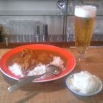 天 - カレーとビール