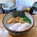 らーめん侘助 - 塩らーめん+メンマ増し（2011/3/14）