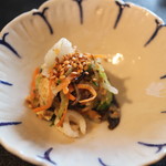 月見里 - 烏賊と野菜の胡麻酢和え