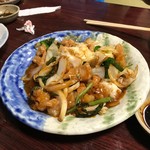 奥ながら - ホルモンの炒め物