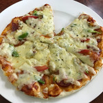 アジアン食堂 - ミックスピザ¥550