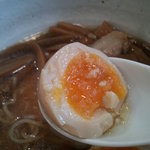 味玉切ったところ