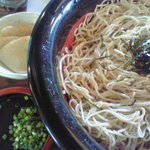 春月庵 - ざるそば（５玉）＋丸天