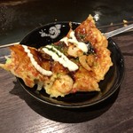 Konaya - 【食べ放題90分】（1490円税込）からお好み焼きのえび玉。