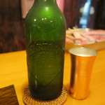 うなぎ屋酒坊・画荘 越後屋 - 29年8月　キリンハートランド中瓶