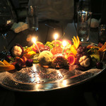 リストランテ ピッツェリア ジャンカルロ トウキョウ - キャンドルの灯り