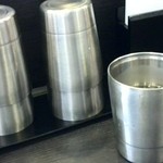 麺や 福はら - お冷やコップ