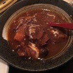 SATOブリアン - お通しのビーフシチュー