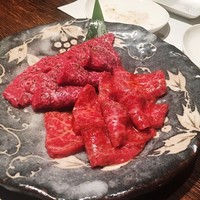 ヤキニク旭 - 170809コース12500円和牛赤身二種