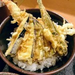 一の○ - ミニ天丼