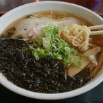 鷹乃巣 - 岩のりラーメン(細麺)