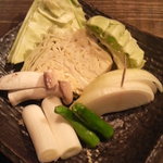 ぼんじり - 本日の野菜盛り合わせ