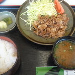 岩久食堂 - 焼き肉定食 ９５０円
