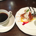 カネ保水産 - こちらはメロンのジェラート、珈琲と。