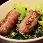 アランジャルシ - ソーセージの青野菜のソテー＠税込1,000円