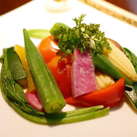 銀座 まる市 - 温野菜：旬の有機野菜たち