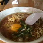 生姜ラーメン みづの - 月見生姜ラーメン