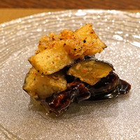 レンゲ - 愛知県産 穴子と茅ヶ崎産の茄子の山椒和え