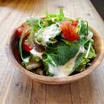 ミナミカレー - ふじさわグリーンサラダ200円