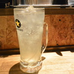 立喰い焼肉　おやびん - レモンチューハイ