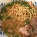 長浜ラーメン浜ちゃん - 細麺