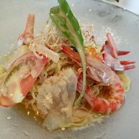 華湘 東武池袋店 - 季節限定海鮮冷麺✴✴胡麻ダレを掛けて