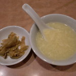 蓮香園 - たまごスープとザーサイ