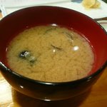 かぐら坂 新富寿司 - しじみの味噌汁（2/17）