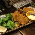 田舎家 炉 - 「炉」アジフライ美味かったー