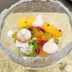 Dessert Le Comptoir - オレンジミントジュレ　フレッシュマンゴー