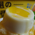 思慕昔 - パンナコッタのうえから、芒果ソース。