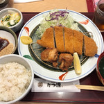 Tonkatsu Katsugen - お楽しみランチ ¥1080
      ・麦ごはん好きであります。
